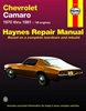 1970 - 1981 Chevrolet Camaro Haynes Repair Manual