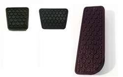 1982 - 1992 Camaro Gas, Brake, and Clutch Pedal Pad Cover Set for Manual Transmission with Hexagon Clutch Pad