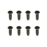 1967 - 1968 Camaro Rally Sport Headlight Door Cover Screws Set, Black, 8 Pieces | Camaro Central