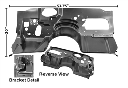 1978 - 1981 Camaro Firewall Assembly, for Cars without Air Conditioning