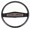 1970 Camaro Steering Wheel, Deluxe Woodgrain with SS Emblem, GM Used