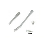 1967 - 1981  Camaro Custom TILT Steering Column Satin Milled Aluminum Lever Set w/ Tilt, Hazard, and Turn Signal Levers