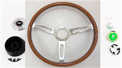 1967 - 1989 Custom Camaro Genuine Wood Steering Wheel Kit