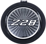 1970 - 1981 Camaro 4-Bar Steering Wheel Horn Cap Button Emblem Only, Z28 Charcoal Gray, 14020237