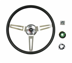 1967 - 1989 Black Comfort Grip Steering Wheel Kit 14" WITH Tilt Column