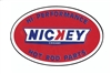 NICKEY Hi-Performance Hot Rod Parts Decal, 3-7/8 Inch Wide