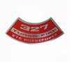 1967 - 1969 Camaro 327 Turbo Fire 275 Horsepower Air Cleaner Breather Decal, 3903390