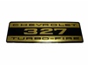 Chevrolet Valve Cover Decal, 327 Turbo-Fire, Each