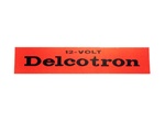 1967 - 1972 Camaro AC Delcotron Ignition Coil Decal, 12-Volt