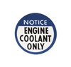 1978 - 1982 Decal, Engine Coolant Only Notice