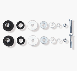 1967 - 1969 Camaro Radiator Support Bushing Set, Hardware Included