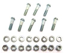 1967 - 1981 Camaro Upper Ball Joint Rivet Headed Set with Washers and Nuts, 24 Pieces