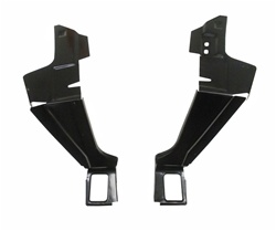 1967 - 1969 Camaro Coupe Rear Window Package Tray and Seat Divider Metal Extension Support Braces, Pair