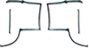 1982 - 1992 Camaro T-Top Rubber Weatherstrip Seal Set, 4 Piece