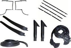 1982 - 1992 Camaro Complete Rubber Weatherstripping Kit For T-Top Models