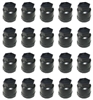 1982 - 2002 Camaro Lug Nut Cover Cap 10028614, Black 20 Piece Set