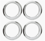 Camaro 15 x 7 Rally Wheel Trim Rings, Stepped Edge Set of 4, USA Made