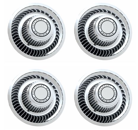 Chevy Rally Wheel Center Caps, OE Style GM Licensed Set of 4