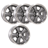 1970 - 1981 Camaro Custom Z28 5 Spoke 17 X 9 Cast Aluminum Wheels with 5" Backspacing, Set of 4