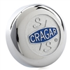 Cragar Chrome S/S Vintage Replacement Center Cap, Each