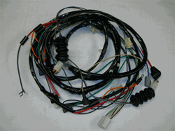 1967 Front Light Wiring Harness, 6 cylinder with Warning Lights