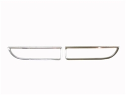 1970 - 1973 Camaro Standard Parking Light Lens Chrome Trims Set, Pair