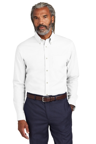Brooks BrothersÂ® Wrinkle-Free Stretch Pinpoint Shirt