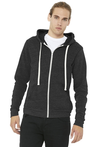 BC3909 SALE Bella+Canvas Â® Unisex Triblend Sponge Fleece Full-Zip Hoodie