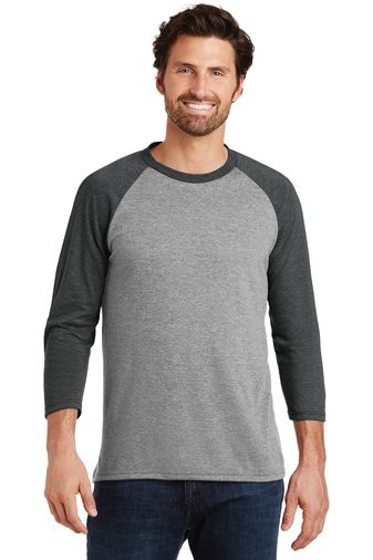 DM136 District Â® Perfect Tri Â® 3/4-Sleeve Raglan