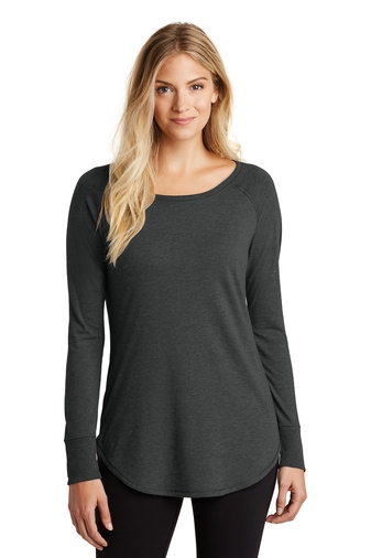 DT132L District Â® Womenâ€™s Perfect Tri Â® Long Sleeve Tunic Tee