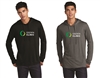 Sport-Tek PosiCharge Men's Tri-Blend Wicking Long Sleeve Hoodie