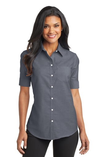 Port Authority Ladies Short Sleeve Oxford Shirt