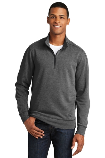 New Era Tri-Blend Fleece 1/4-Zip Pullover