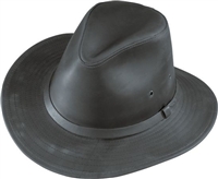 Henschel- Full Grain Oiled Leather Safari Fedora