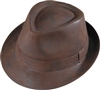 Henschel- Faux Suede Fedora