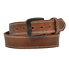 M & F - Men's TAN HARNESS DOUBLE STITCHED