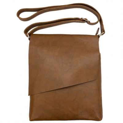 ILI Handbag NY - Crossbody w/ Raw Flap (Medium size)