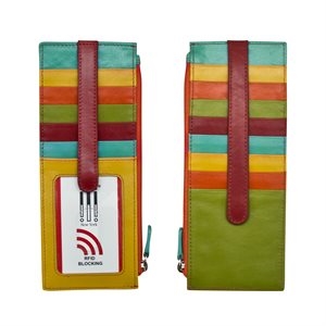 ILI - Card Holder w/ Zip Pocket