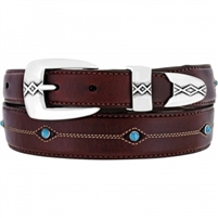 Onyx by Brighton - Cody Turquoise Taper Belt