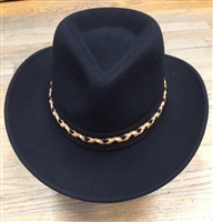 Parati Hats - Black Fedora