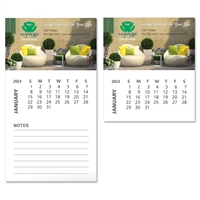 16-BCC Business Card Magnet with Calendar