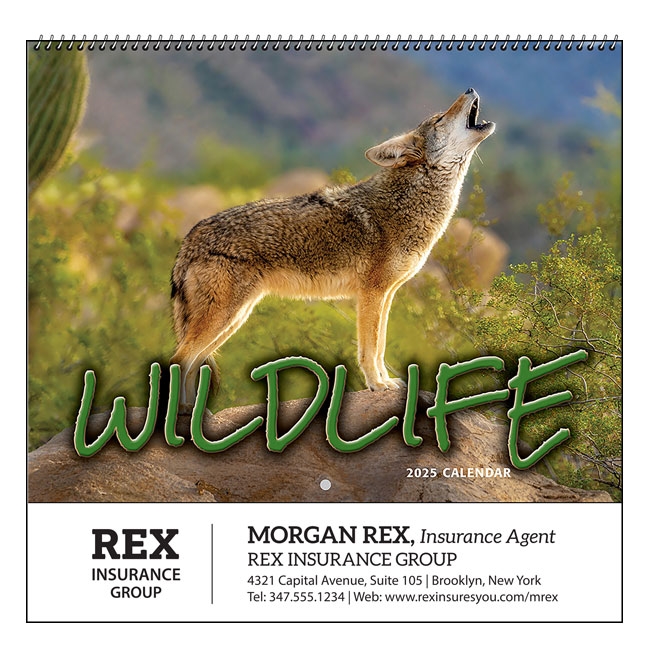 35-880 Wildlife Wall Calendar