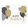 4008 Gold Balloons Birthday Card