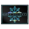 5722 Blue Snowflake Holiday Card