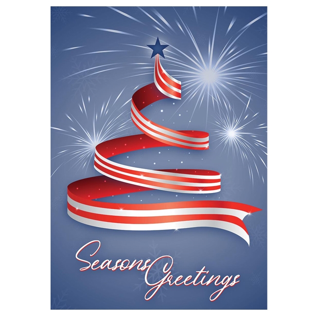 5749 Patriotic Seasons Greeting Card