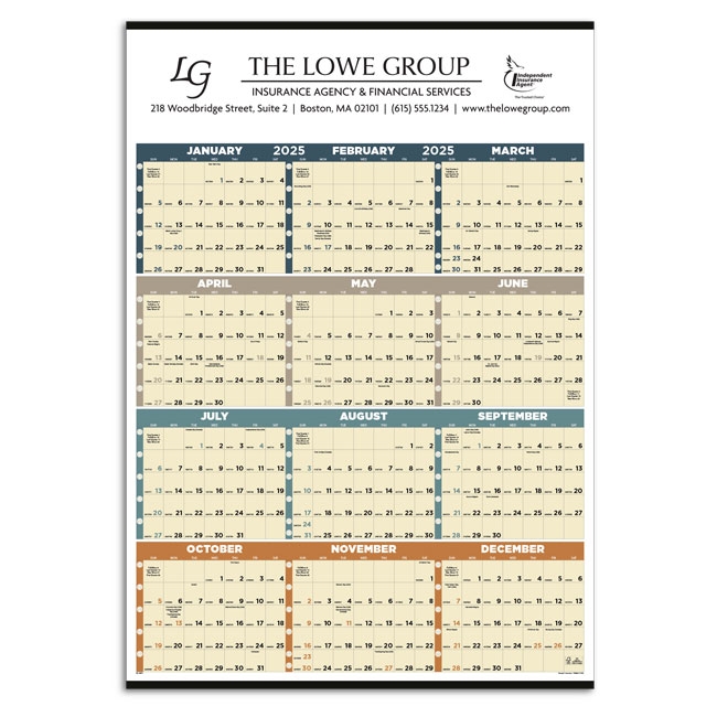 61-122 Registrar Wall Calendar