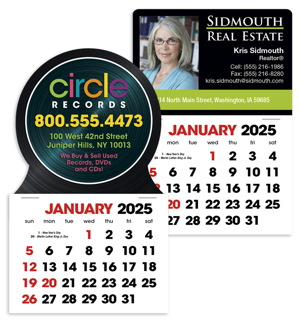 61-333 Full Color Stick-Up Calendar