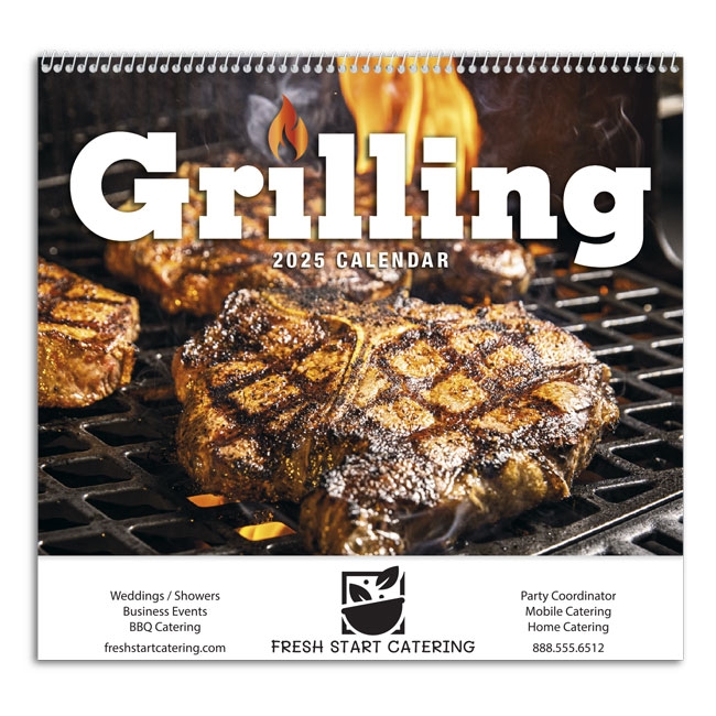 61-862 Grilling Wall Calendar