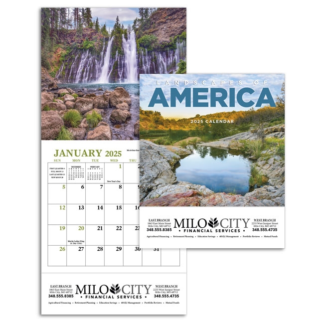 61-902 Landscapes of America Mini Wall Calendar