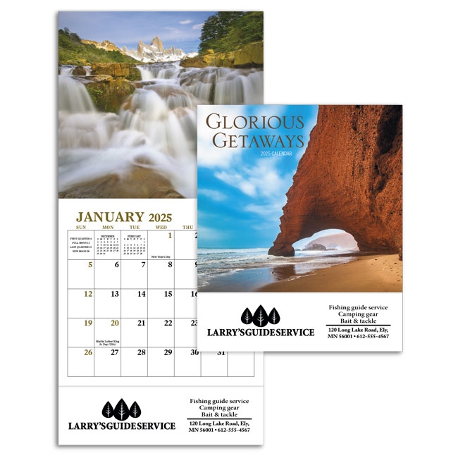 61-926 Glorious Getaways Mini Wall Calendar